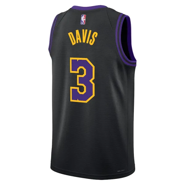 Nike Los Angeles Lakers Anthony Davis Miesten Pelipaita City Edition 2023-24 Swingman Musta