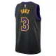 Nike Los Angeles Lakers Anthony Davis Miesten Pelipaita City Edition 2023-24 Swingman Musta