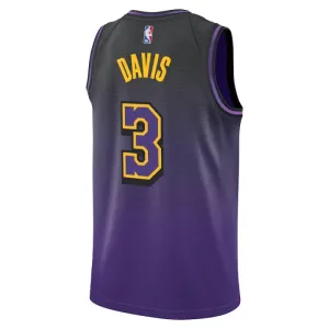 Nike Los Angeles Lakers Anthony Davis Miesten Pelipaita City Edition 2024-25 Swingman Violetti