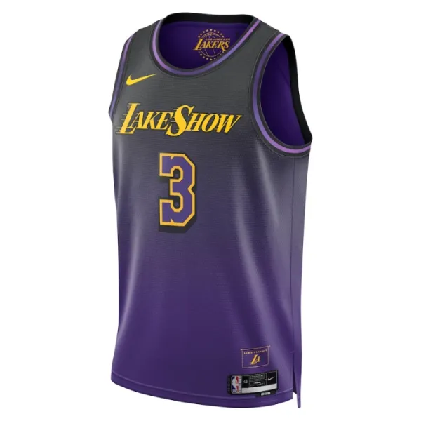 Nike Los Angeles Lakers Anthony Davis Miesten Pelipaita City Edition 2024-25 Swingman Violetti