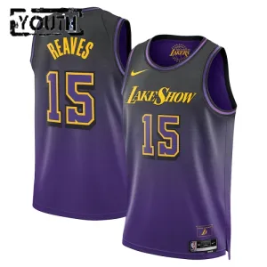 Nike Los Angeles Lakers Austin Reaves Lasten Pelipaita City Edition 2024-25 Swingman Violetti