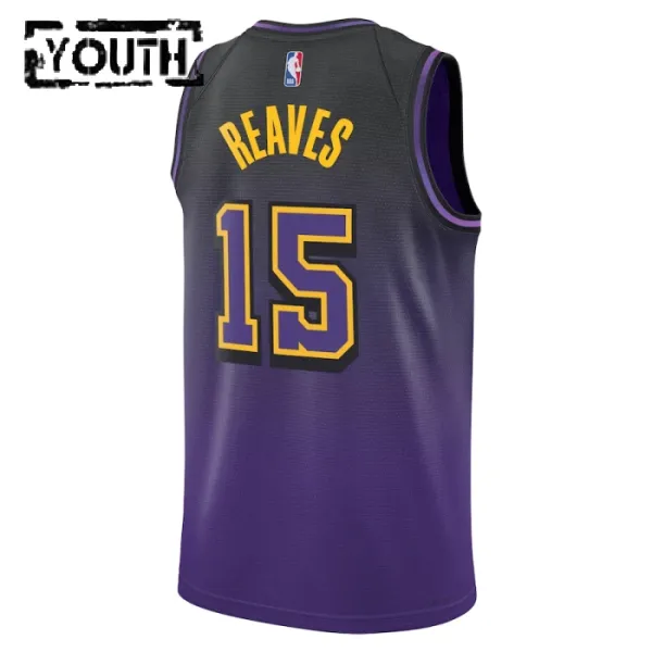 Nike Los Angeles Lakers Austin Reaves Lasten Pelipaita City Edition 2024-25 Swingman Violetti