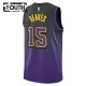 Nike Los Angeles Lakers Austin Reaves Lasten Pelipaita City Edition 2024-25 Swingman Violetti