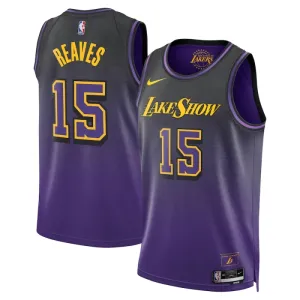 Nike Los Angeles Lakers Austin Reaves Miesten Pelipaita City Edition 2024-25 Swingman Violetti