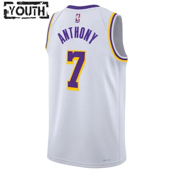 Nike Los Angeles Lakers Carmelo Anthony 7 Lasten Pelipaita Association Edition Swingman Valkoinen