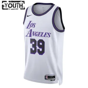 Nike Los Angeles Lakers Dwight Howard 39 Lasten Pelipaita City Edition 2022-23 Swingman Valkoinen
