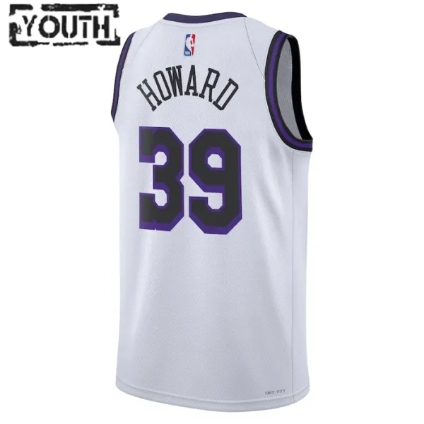 Nike Los Angeles Lakers Dwight Howard 39 Lasten Pelipaita City Edition 2022-23 Swingman Valkoinen