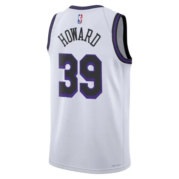 Nike Los Angeles Lakers Dwight Howard 39 Miesten Pelipaita City Edition 2022-23 Swingman Valkoinen