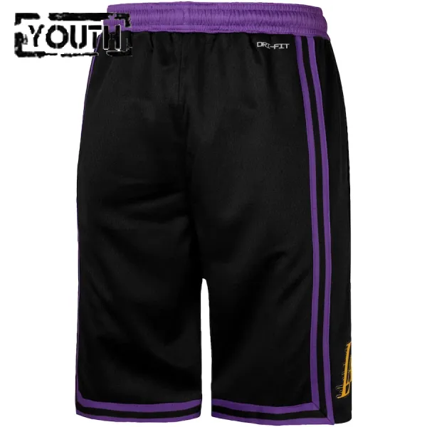 Nike Los Angeles Lakers Lasten Shortsit City Edition 2023-24 Swingman