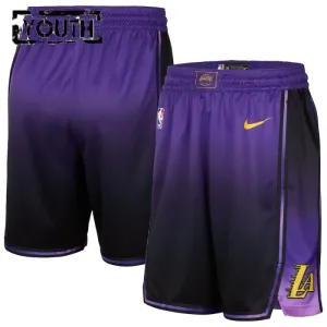 Nike Los Angeles Lakers Lasten Shortsit City Edition 2024-25 Swingman