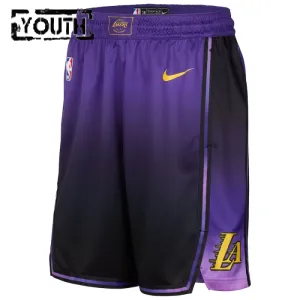Nike Los Angeles Lakers Lasten Shortsit City Edition 2024-25 Swingman