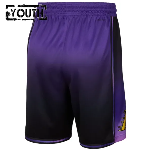 Nike Los Angeles Lakers Lasten Shortsit City Edition 2024-25 Swingman