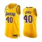 Nike Los Angeles Lakers Lebron James 40k Points Miesten Pelipaita Icon Edition Swingman Keltainen