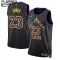 Nike Los Angeles Lakers Lebron James Lasten Pelipaita City Edition 2023-24 Swingman Musta