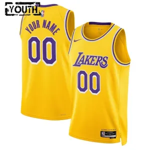 Nike Los Angeles Lakers Personoitava Lasten Pelipaita Icon Edition Swingman Keltainen