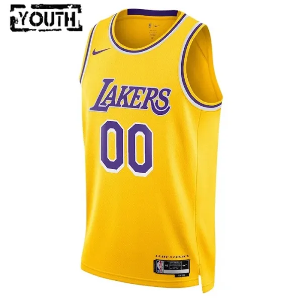 Nike Los Angeles Lakers Personoitava Lasten Pelipaita Icon Edition Swingman Keltainen