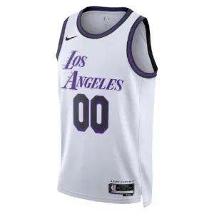 Nike Los Angeles Lakers Personoitava Miesten Pelipaita City Edition 2022-23 Swingman Valkoinen