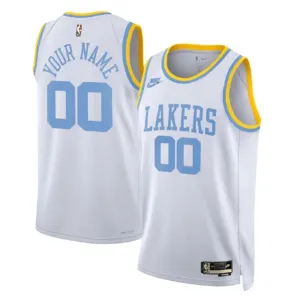 Nike Los Angeles Lakers Personoitava Miesten Pelipaita Classic Edition 2022-23 Swingman Valkoinen Nike Los Angeles Lakers Personoitava Miesten Pelipaita Classic Edition 2022-23 Swingman Valkoinen