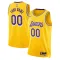 Nike Los Angeles Lakers Personoitava Miesten Pelipaita Icon Edition Swingman Keltainen