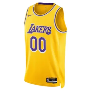 Nike Los Angeles Lakers Personoitava Miesten Pelipaita Icon Edition Swingman Keltainen