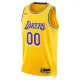 Nike Los Angeles Lakers Personoitava Miesten Pelipaita Icon Edition Swingman Keltainen