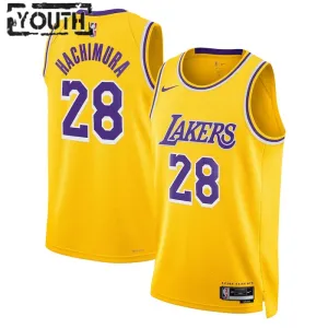 Nike Los Angeles Lakers Rui Hachimura 28 Lasten Pelipaita Icon Edition Swingman