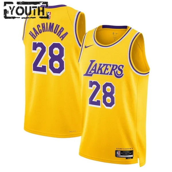 Nike Los Angeles Lakers Rui Hachimura 28 Lasten Pelipaita Icon Edition Swingman Nike Los Angeles Lakers Rui Hachimura 28 Lasten Pelipaita Icon Edition Swingman