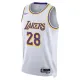 Nike Los Angeles Lakers Rui Hachimura 28 Miesten Pelipaita Association Edition Swingman Valkoinen
