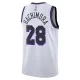 Nike Los Angeles Lakers Rui Hachimura 28 Miesten Pelipaita City Edition 2022-23 Swingman Valkoinen