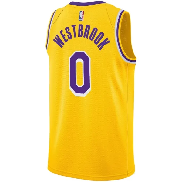 Nike Los Angeles Lakers Russell Westbrook 0 Miesten Pelipaita Icon Edition Swingman