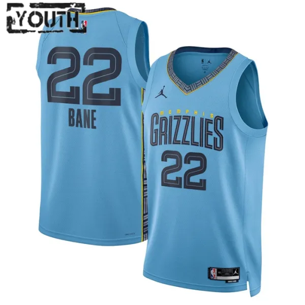 Memphis Grizzlies Jordan Light Desmond Bane 22 Lasten Pelipaita Statement Edition Swingman Sininen Memphis Grizzlies Jordan Light Desmond Bane 22 Lasten Pelipaita Statement Edition Swingman Sininen