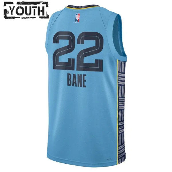 Memphis Grizzlies Jordan Light Desmond Bane 22 Lasten Pelipaita Statement Edition Swingman Sininen