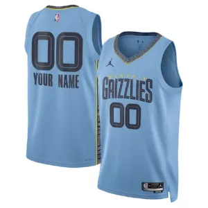 Memphis Grizzlies Jordan Personoitava Miesten Pelipaita Statement Edition Swingman Sininen