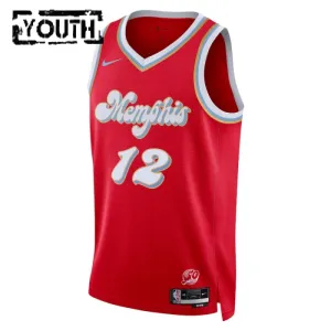 Nike Memphis Grizzlies Ja Morant Lasten Pelipaita City Edition 2024-25 Swingman Punainen