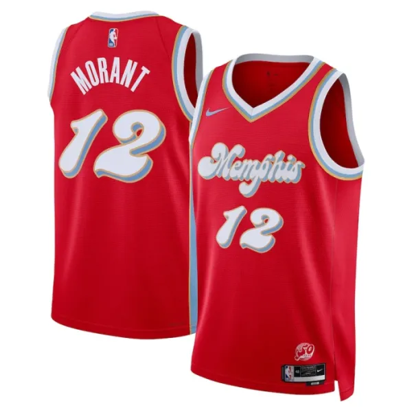 Nike Memphis Grizzlies Ja Morant Miesten Pelipaita City Edition 2024-25 Swingman Punainen Nike Memphis Grizzlies Ja Morant Miesten Pelipaita City Edition 2024-25 Swingman Punainen