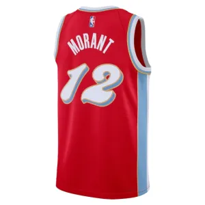 Nike Memphis Grizzlies Ja Morant Miesten Pelipaita City Edition 2024-25 Swingman Punainen