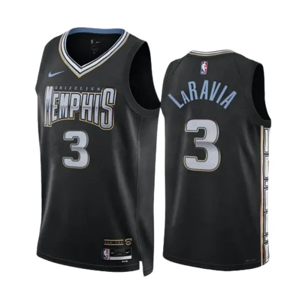 Nike Memphis Grizzlies Jake Laravia 3 Miesten Pelipaita City Edition 2022-23 Swingman Musta Nike Memphis Grizzlies Jake Laravia 3 Miesten Pelipaita City Edition 2022-23 Swingman Musta