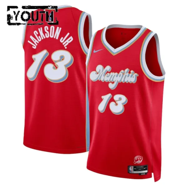 Nike Memphis Grizzlies Jaren Jackson JR Lasten Pelipaita City Edition 2024-25 Swingman Punainen Nike Memphis Grizzlies Jaren Jackson JR Lasten Pelipaita City Edition 2024-25 Swingman Punainen