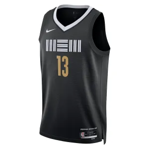 Nike Memphis Grizzlies Jaren Jackson Jr. Miesten Pelipaita City Edition 2023-24 Swingman Musta