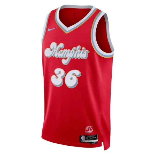 Nike Memphis Grizzlies Marcus Smart Miesten Pelipaita City Edition 2024-25 Swingman Punainen