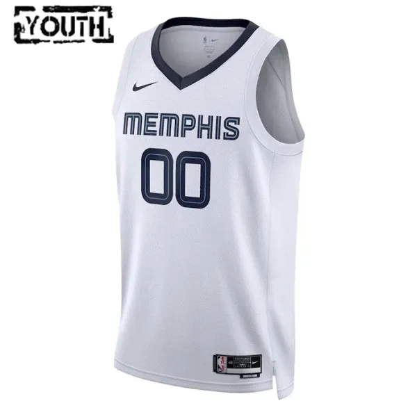 Nike Memphis Grizzlies Personoitava Lasten Pelipaita Association Edition Swingman Valkoinen