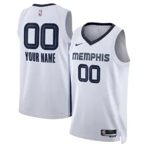 Nike Memphis Grizzlies Personoitava Miesten Pelipaita Association Edition Swingman Valkoinen