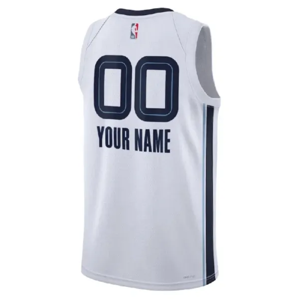 Nike Memphis Grizzlies Personoitava Miesten Pelipaita Association Edition Swingman Valkoinen