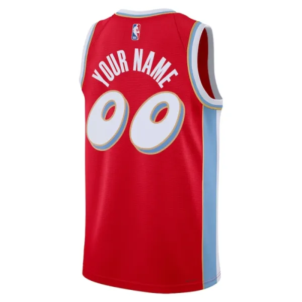 Nike Memphis Grizzlies Personoitava Miesten Pelipaita City Edition 2024-25 Swingman Punainen