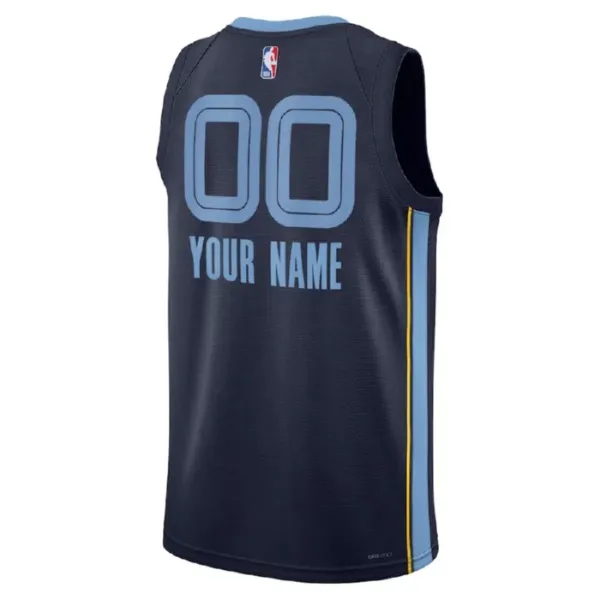 Nike Memphis Grizzlies Personoitava Miesten Pelipaita Icon Edition Swingman Laivasto