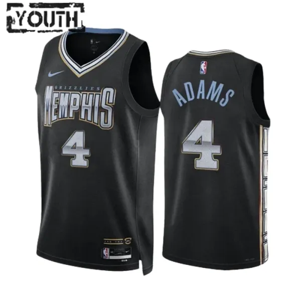 Nike Memphis Grizzlies Steven Adams 4 Lasten Pelipaita City Edition 2022-23 Swingman Musta