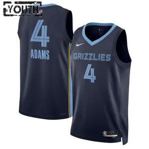 Nike Memphis Grizzlies Steven Adams 4 Lasten Pelipaita Icon Edition Swingman Laivasto