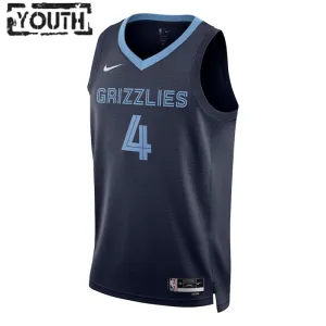 Nike Memphis Grizzlies Steven Adams 4 Lasten Pelipaita Icon Edition Swingman Laivasto
