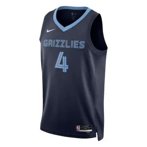 Nike Memphis Grizzlies Steven Adams 4 Miesten Pelipaita Icon Edition Swingman Laivasto