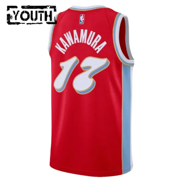 Nike Memphis Grizzlies Yuki Kawamura Lasten Pelipaita City Edition 2024-25 Swingman Punainen